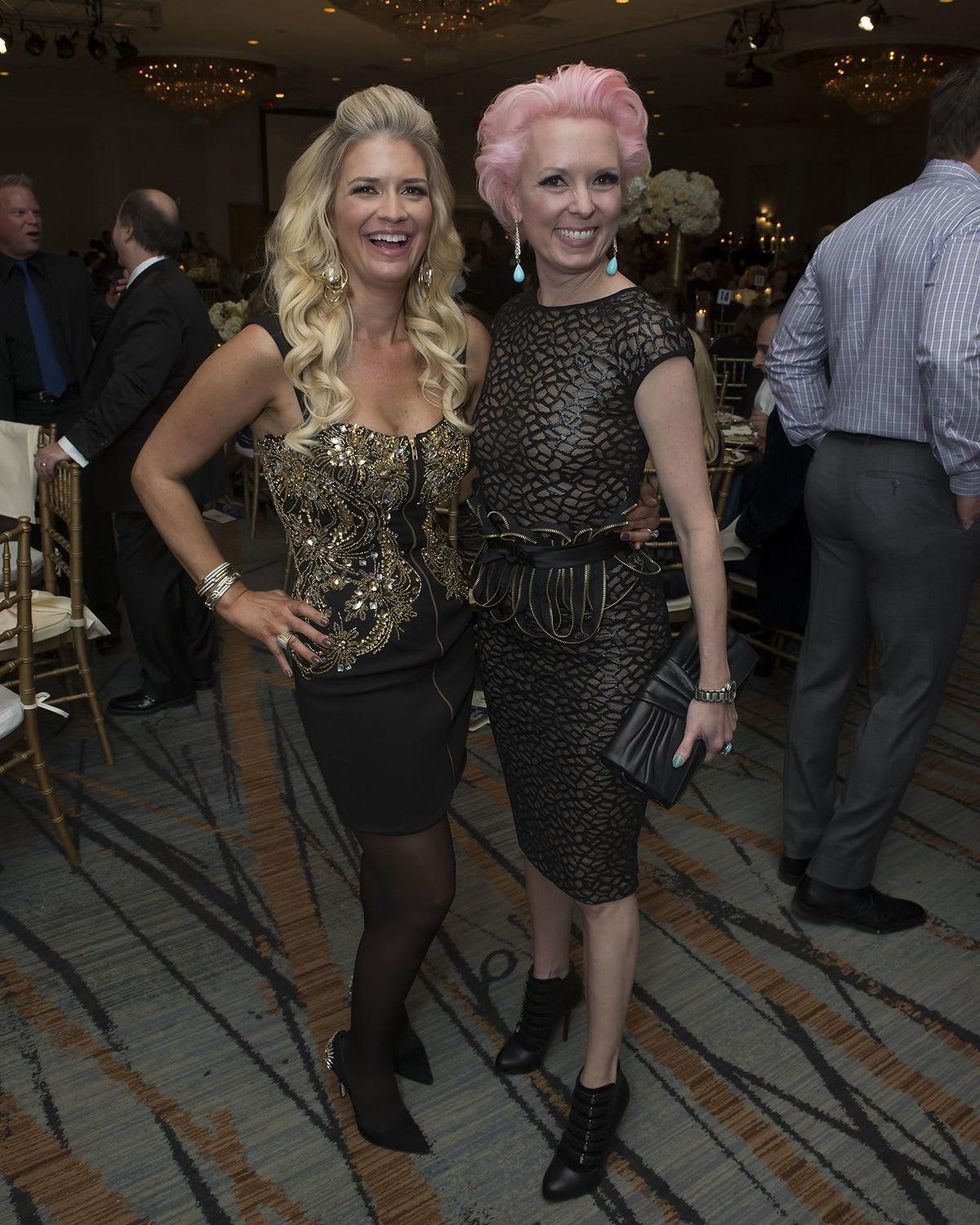 7032 NAME, left, and Vivian Wise at Una Notte in Italia November 2014