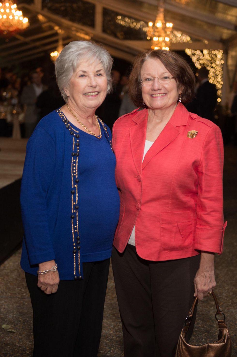 7061 Evelyn Boatwright, left, and Kathy Hubbard at the Heritage Society Gala December 2014