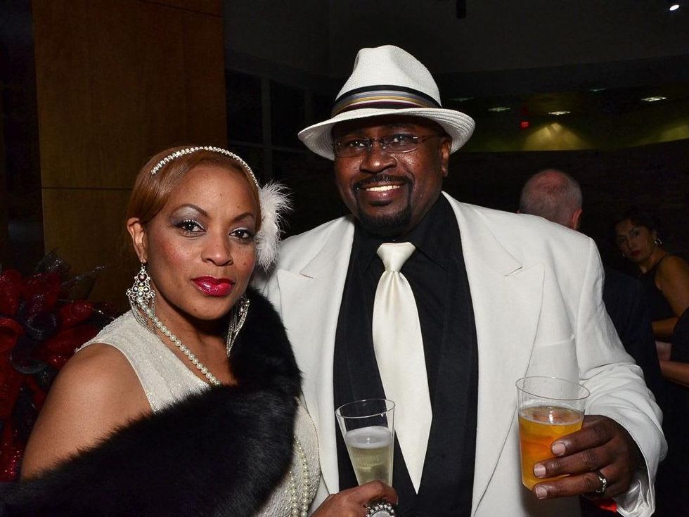 71 Ruby and Reginald Branch at the Fellas and Flappers Sunshine Kids event October 2013