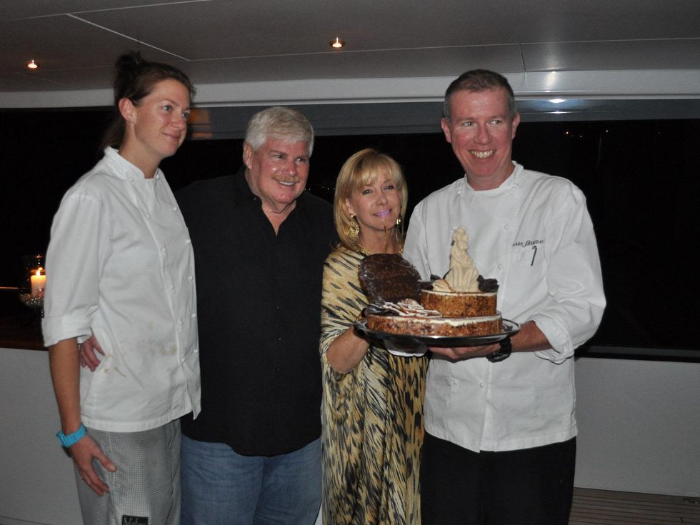 72 Shelby Renewing Vows in France June 2013 John Eddie Williams, Sheridan Williams, wedding cake