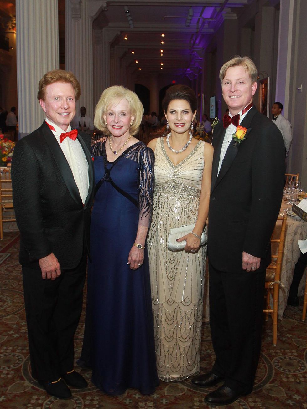 73 Mike and Carolyn Mann, from left, with Kathy and Paul Mann at the Houston Symphony gala.