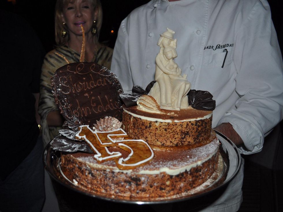 74 Shelby Renewing Vows in France June 2013 John Eddie Williams, Sheridan Williams, wedding cake