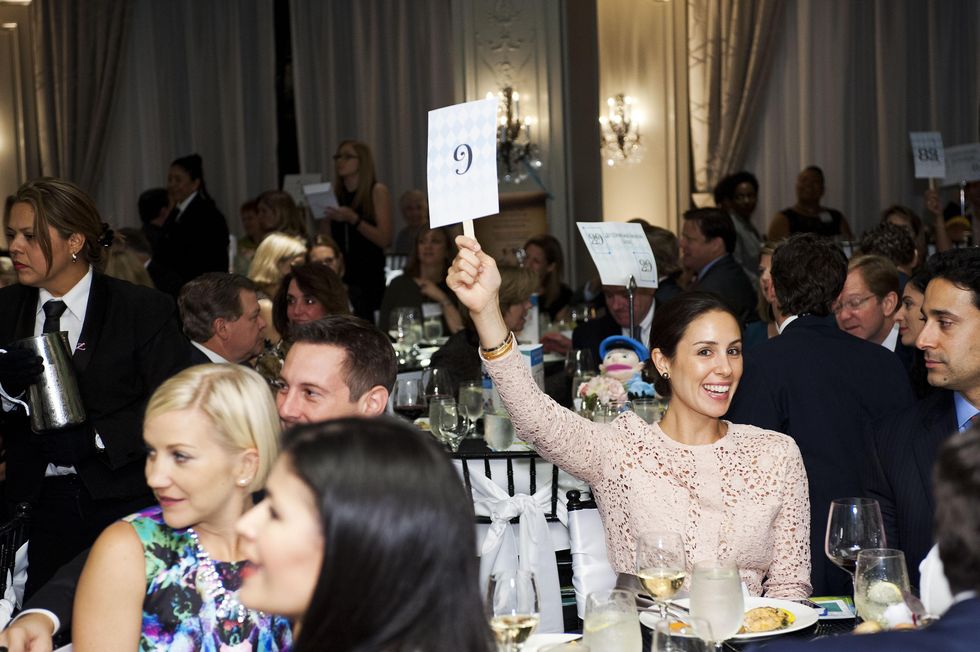 7585 Pledges made during Paddles Up at the Collaborative for Children dinner October 2014