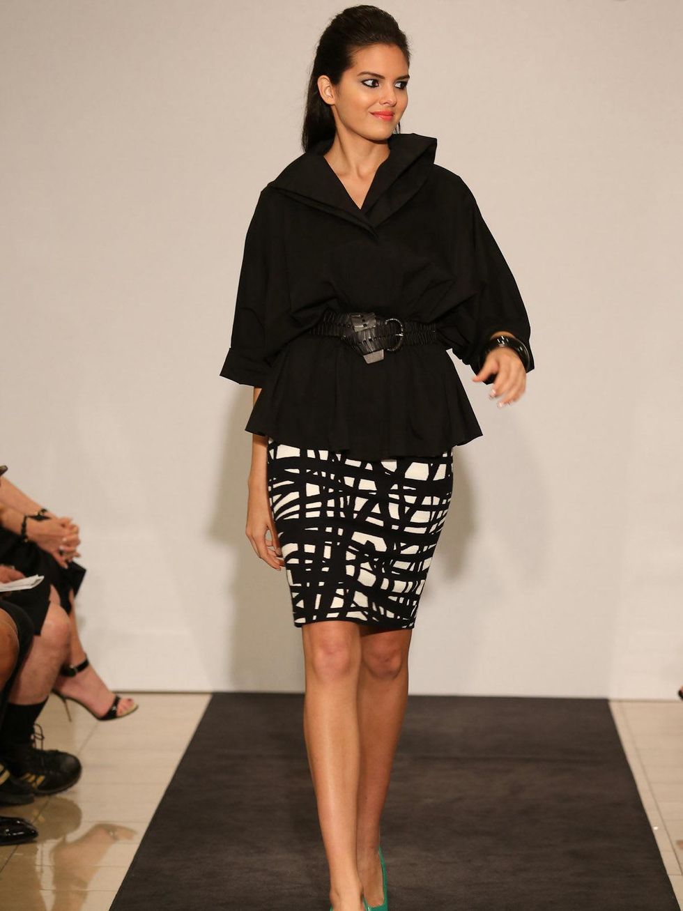 76, Dress for Dinner event, March 2013, model, runway