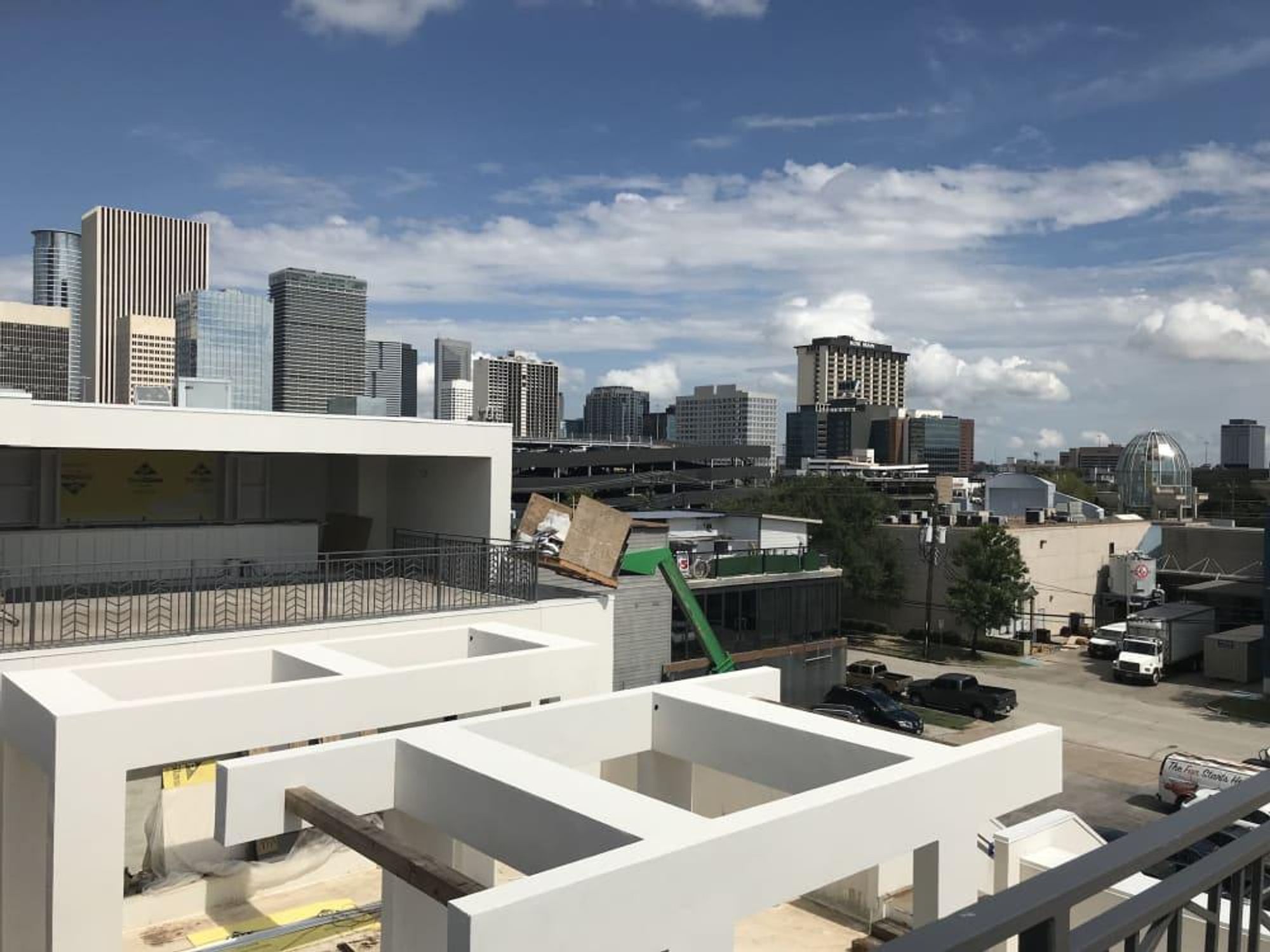 77 Degrees rooftop view