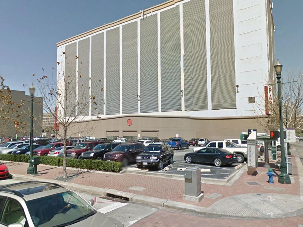 777 Preston St. parking lot location for new residential tower by Market Square taken in March 2014