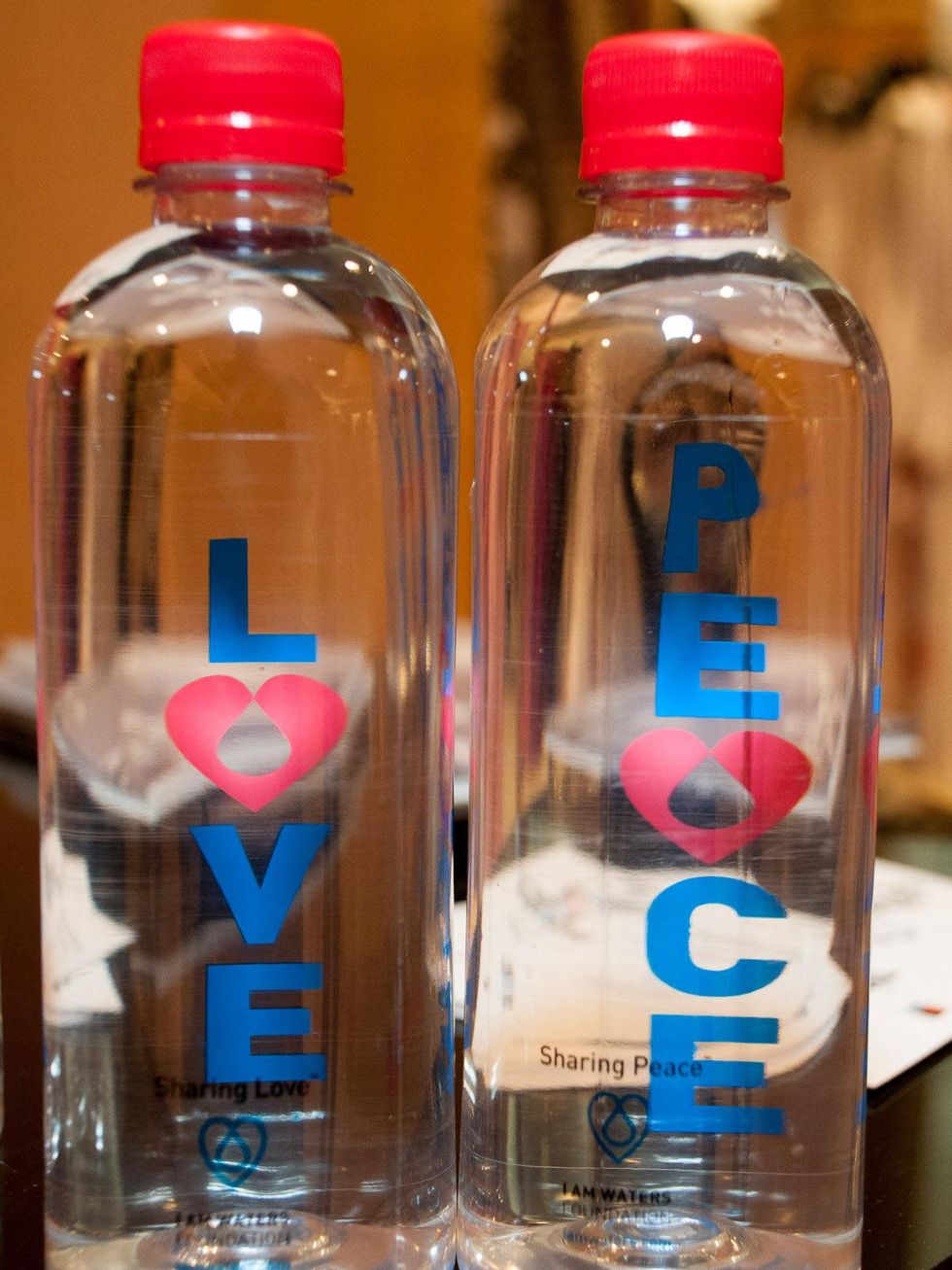 78, I Am Waters Kick-off Party, February 2013, Bottles of I AM Waters