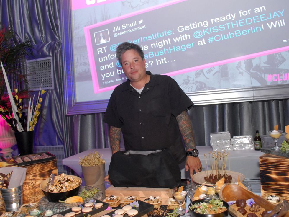 8 4062 chef Philip Speer of Uchi at Club Berlin Baker Institute party November 2013