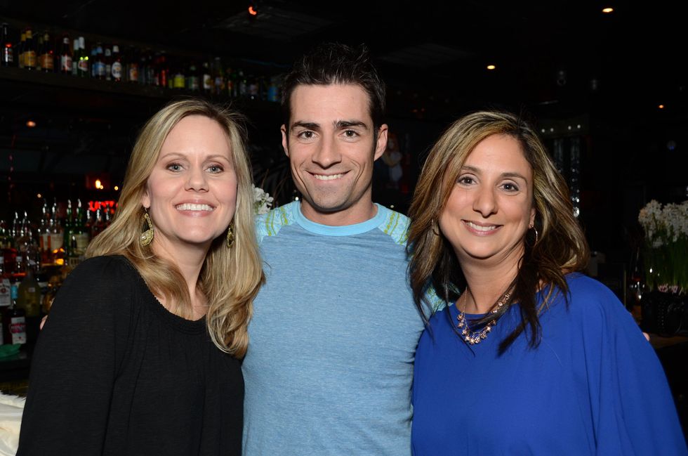 8 49 Rachel Kathy, from left, Denton Waddell and Amber Brock at the American Heart Association Bachelor Party February 2014