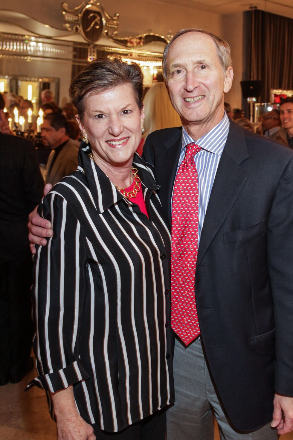 8 6505 Kathy and John Orton at the Baccarat anniversary party November 2014