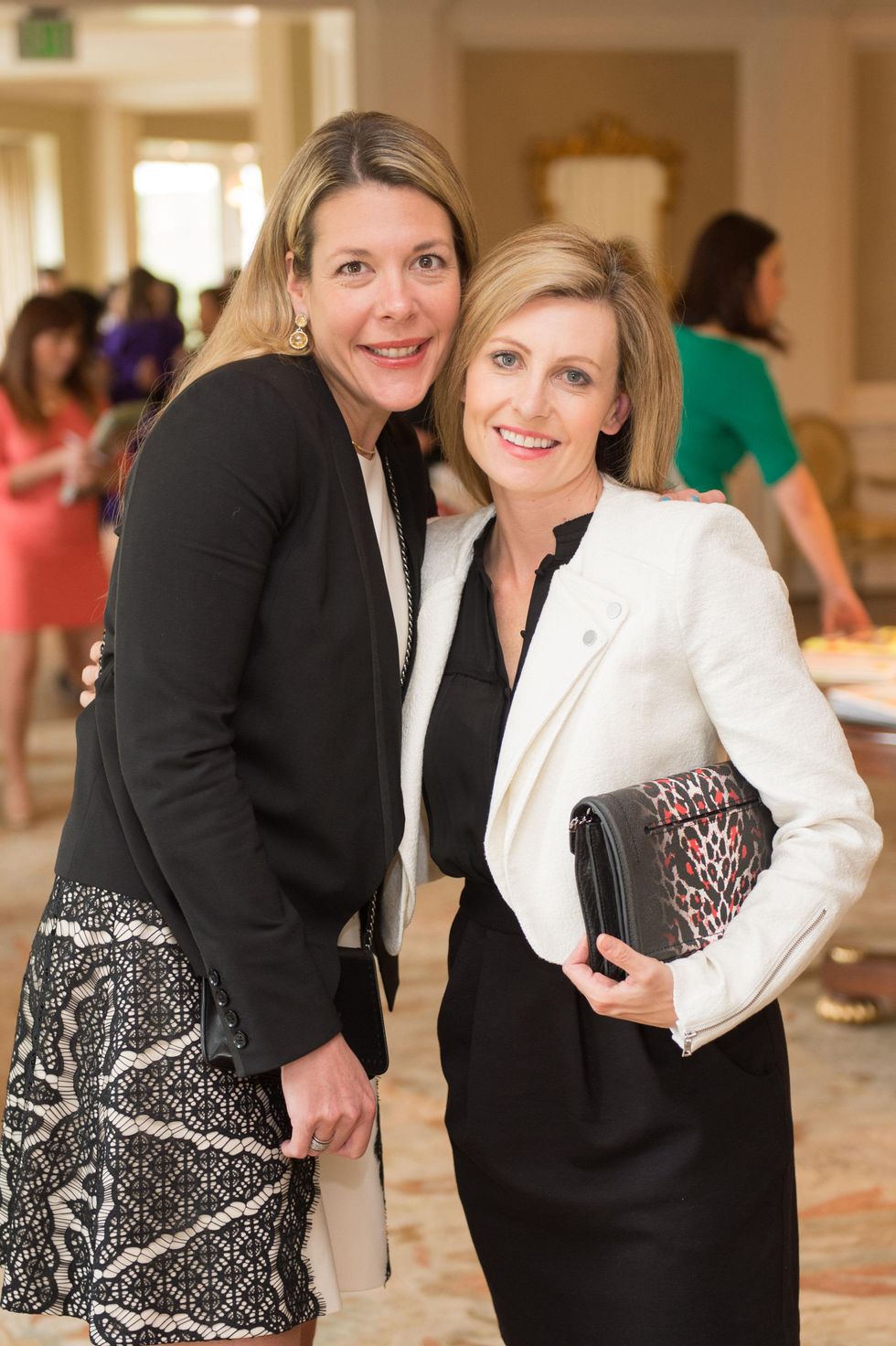 8 Anne Freeman, left, and Carolyn Tanner at the Children's Museum Friends Families Luncheon March 2015