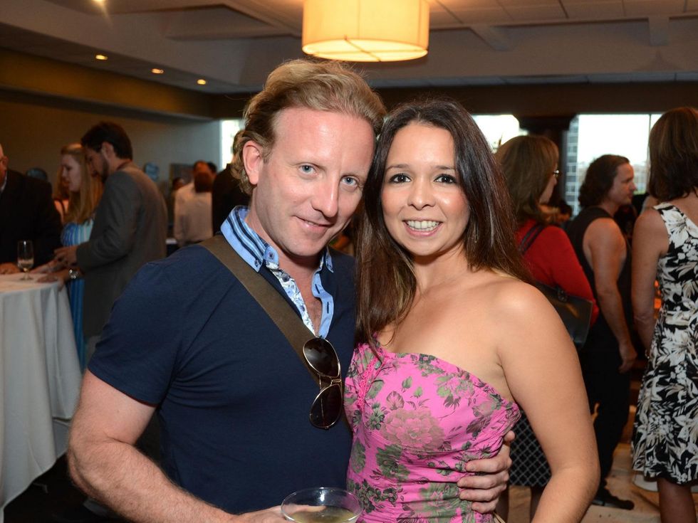 8 ARTcetera event at Houston City Club August 2013 Alex Vila, Kellyn Jezierski