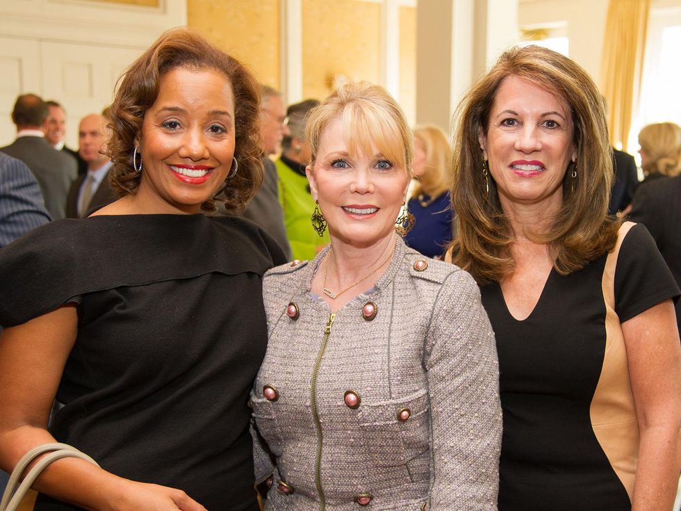 8 Arvia Few, from left, Brenda Love and Jane Parker at the CancerForward luncheon November 2013