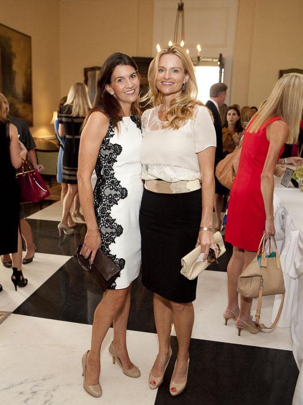 8 Cari Griggs, left, and Sheri Bailey at the Small Steps Luncheon