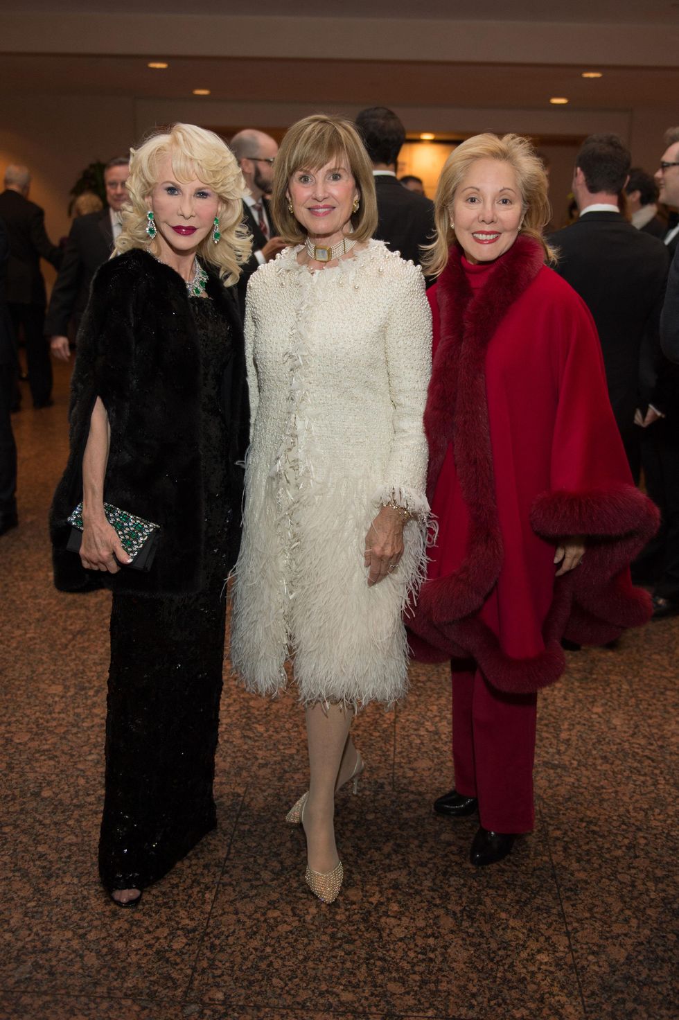 8 Diane Lokey Farb, from left, Donna Josey Chapman and Linda Barrett at the HGO Concert of Arias February 2015