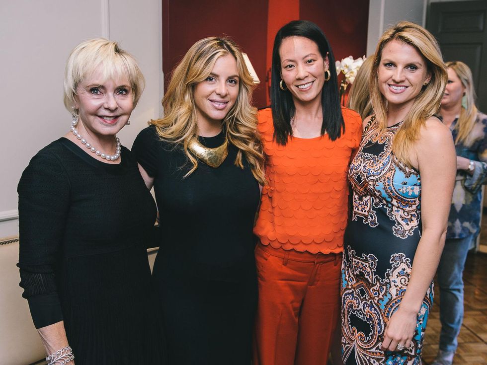 8 Drybar launch event September 2013 Karen Mayell, Kristen Nix, Ting Bresnahan, Lindley Arnoldy