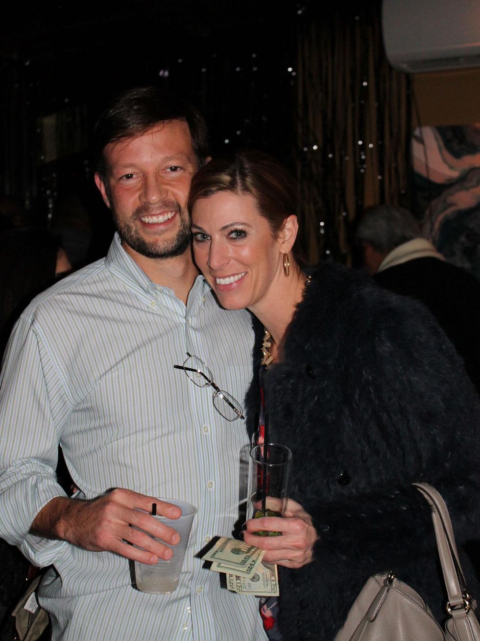 8 Eric Bhark and Nicole Winston at the Eleven XI party November 2013