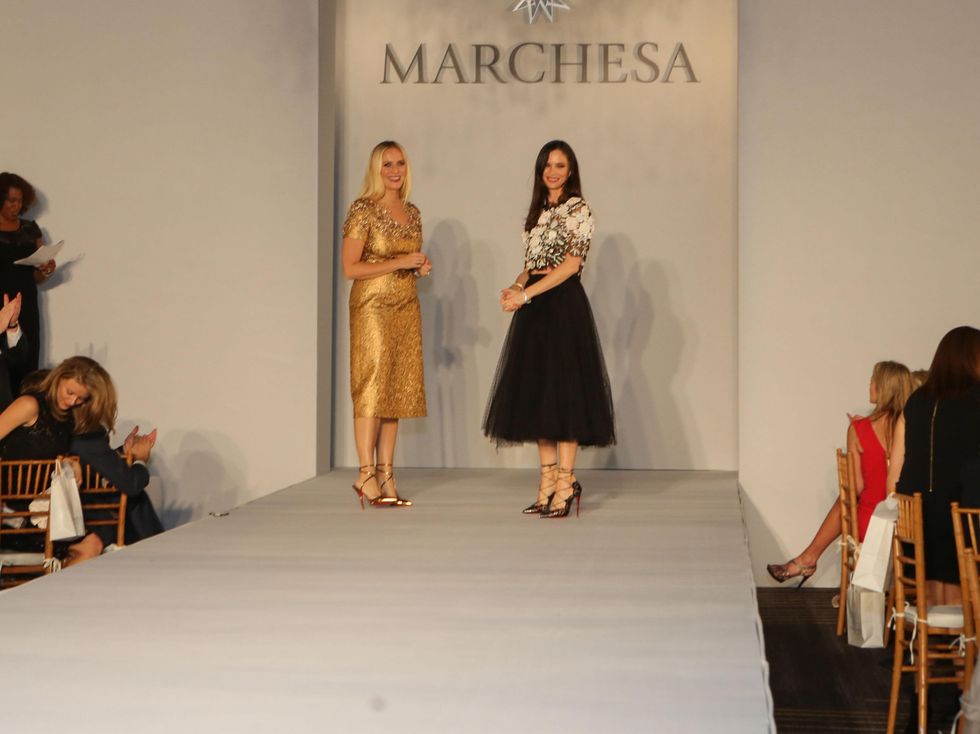 8 Final bow Keren Craig & Georgina Chapman at Catwalk for a Cure November 2014
