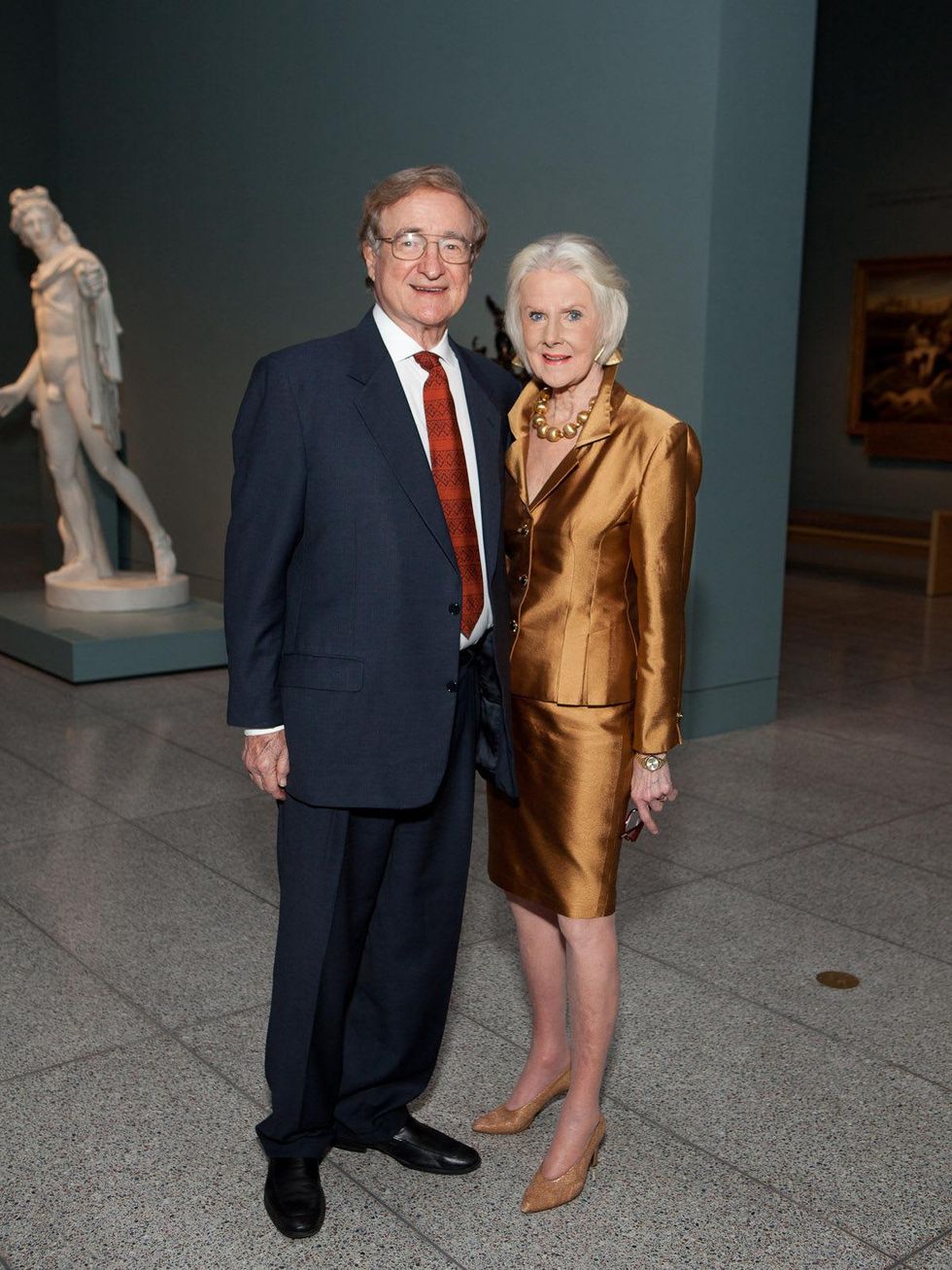 8 Harry and Macey Reasoner at the MFAH opening reception for American Adversaries October 2013