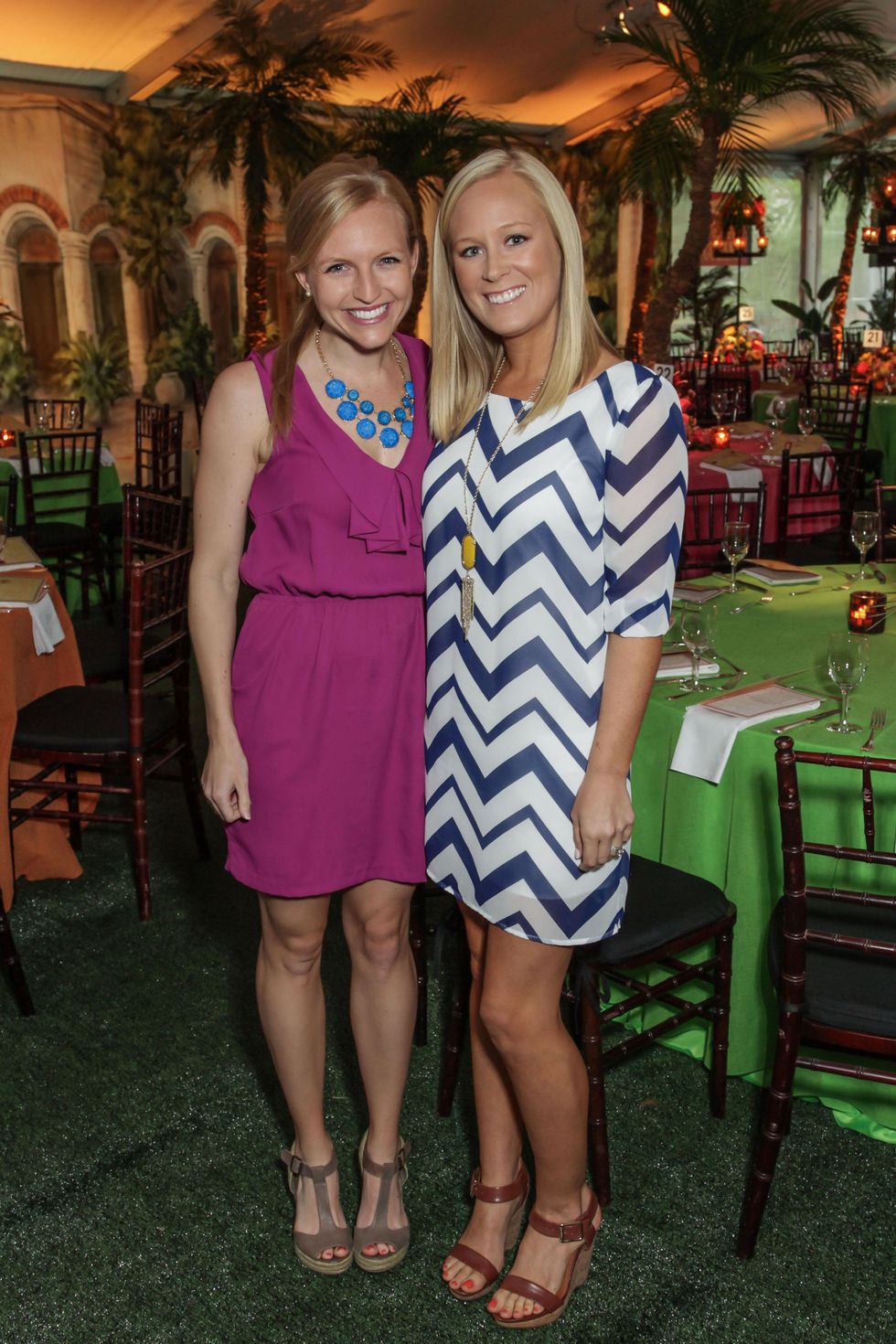 8 Heidi Patterson, left, and Kim Husser at Trees of Houston Root Ball March 2015