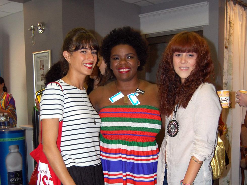 8 Houston Designed kickoff event July 2013 Maria Martinez , Ahshia Berry, Jessica McMahon