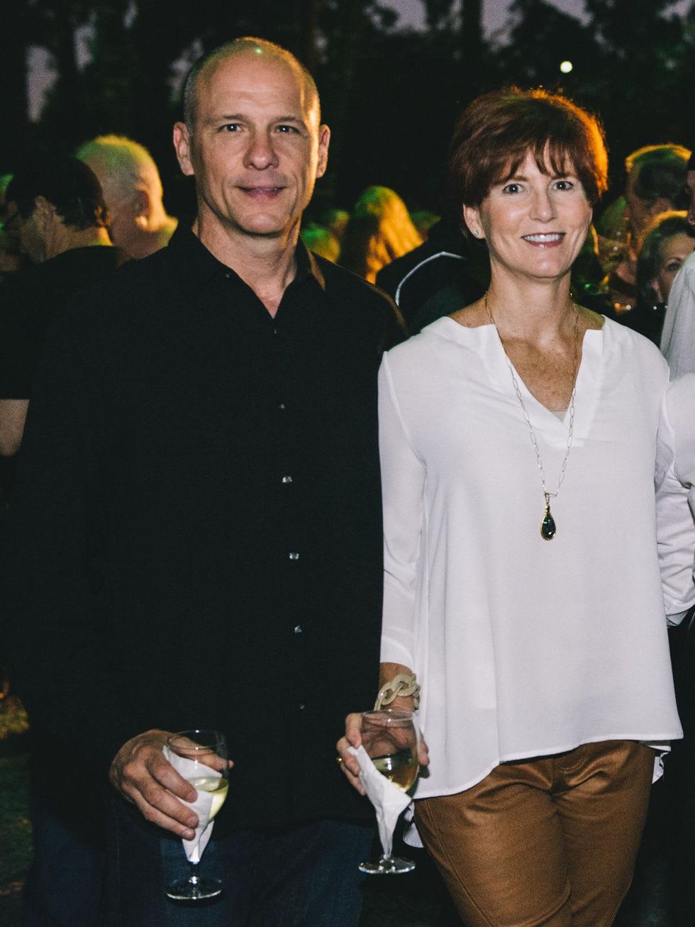 8 Joe and Marcia Alexander at the Bayou Preservation Association's Born on the Bayou party October 2013