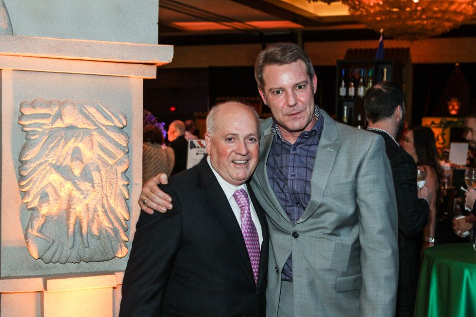 8 Joe Palmieri, left, and Paul-David Van Atta at The Social Book 2015 Launch Party January 2015