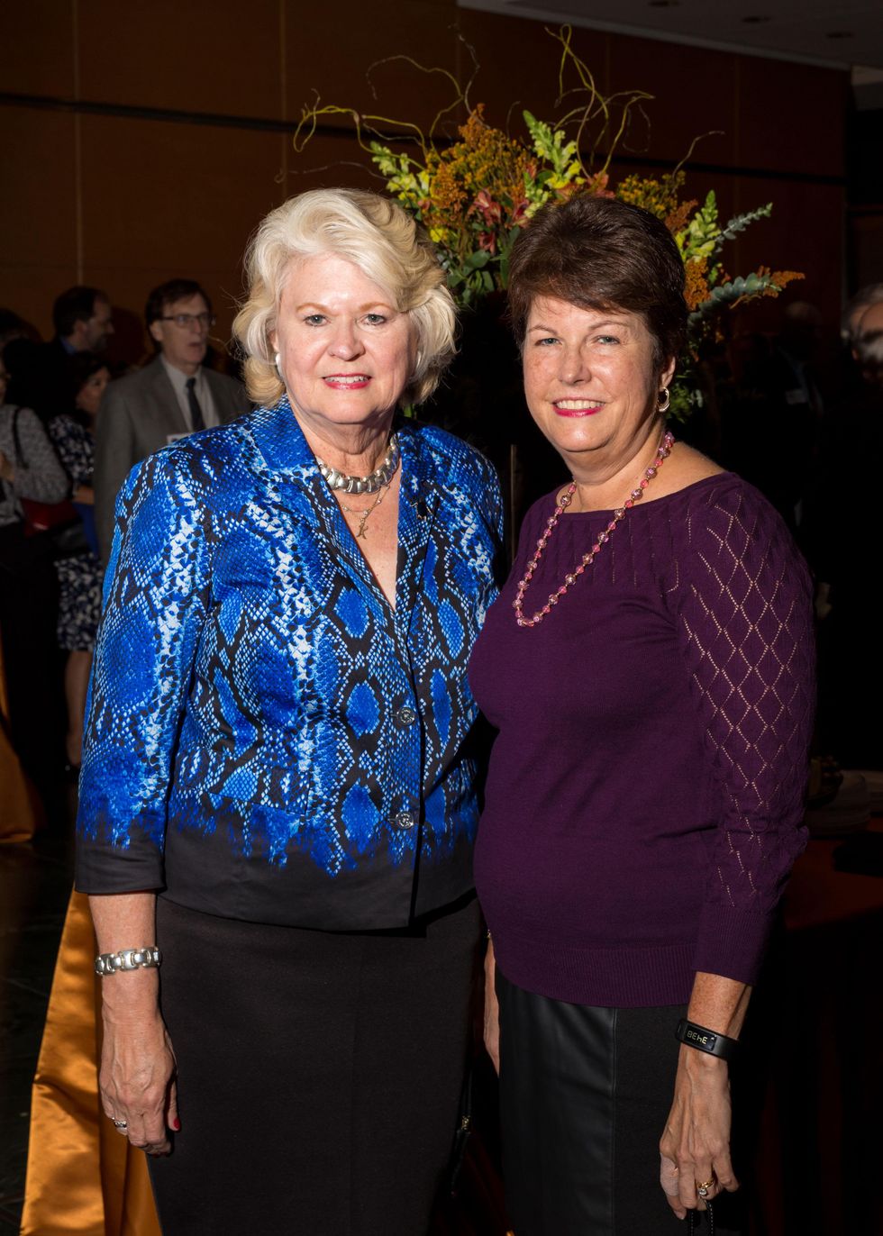 8 Kathleen Ownby, left, and Marilyn Daniel at the Houston Tomorrow Awards October 2014