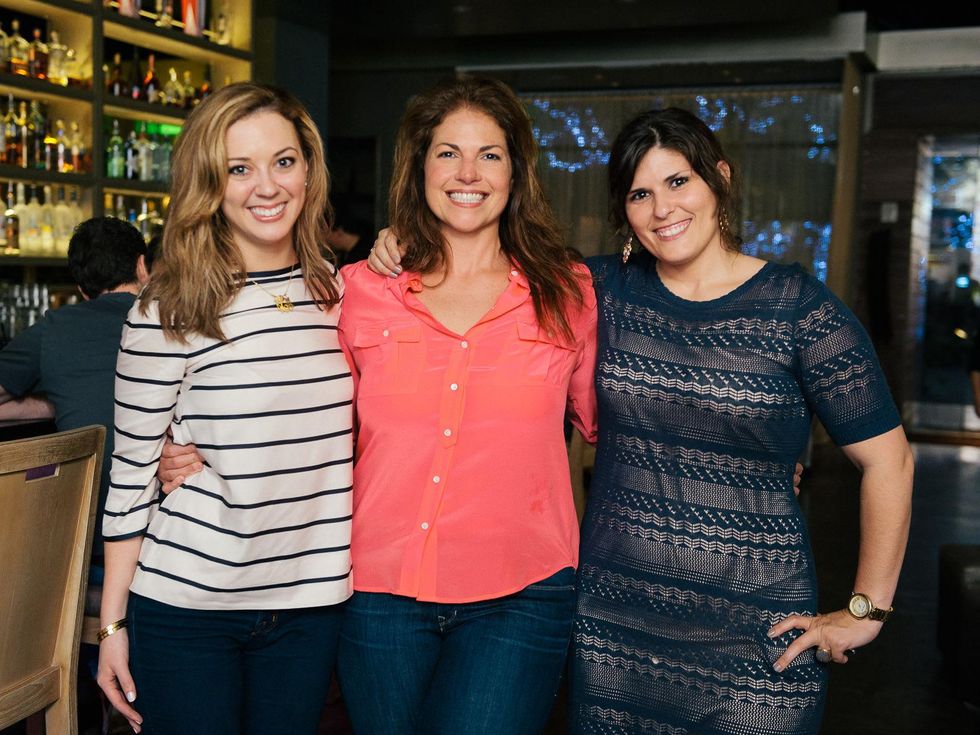 8 Katy Ellis, from left, Ashley Wehrly-Kearney and Crystin Pactor at CityCentre Night Out with CultureMap April 2014