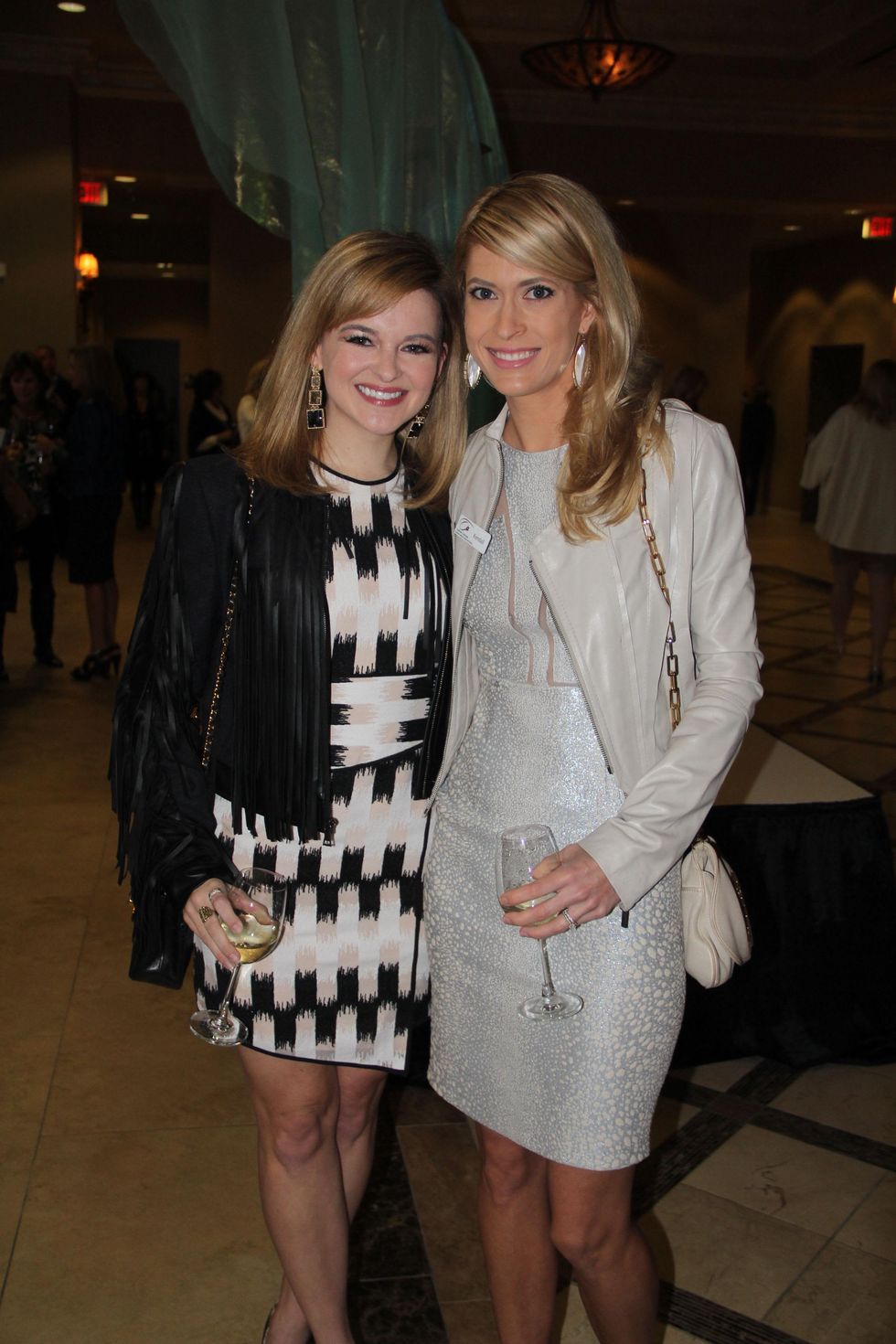 8 Kimberly Lombardino, left, and Kendall Hanno at the Rodeo Trailblazer Awards Luncheon February 2015