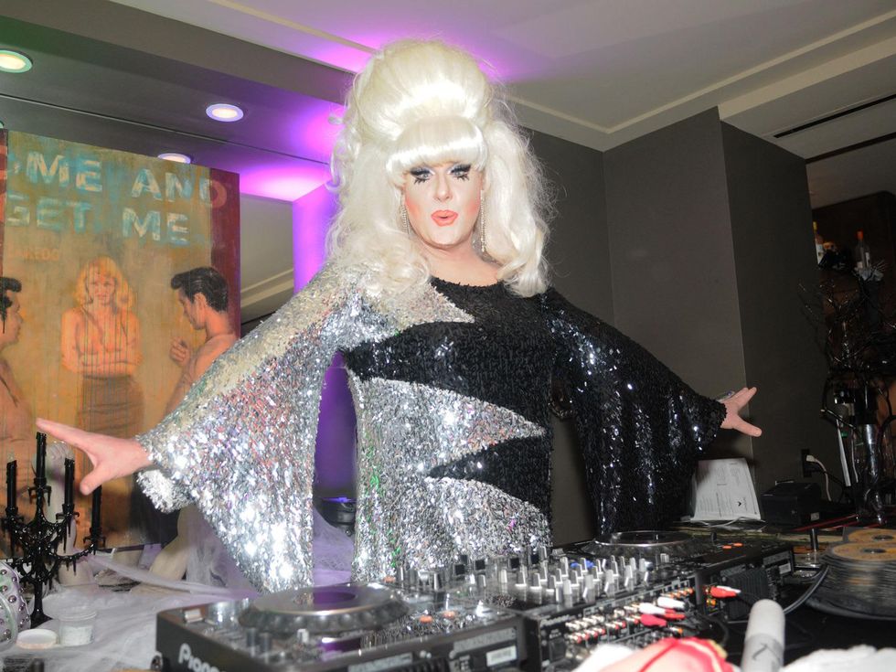 8 Lady Bunny at Hotel ZaZa's Halloween party October 2013