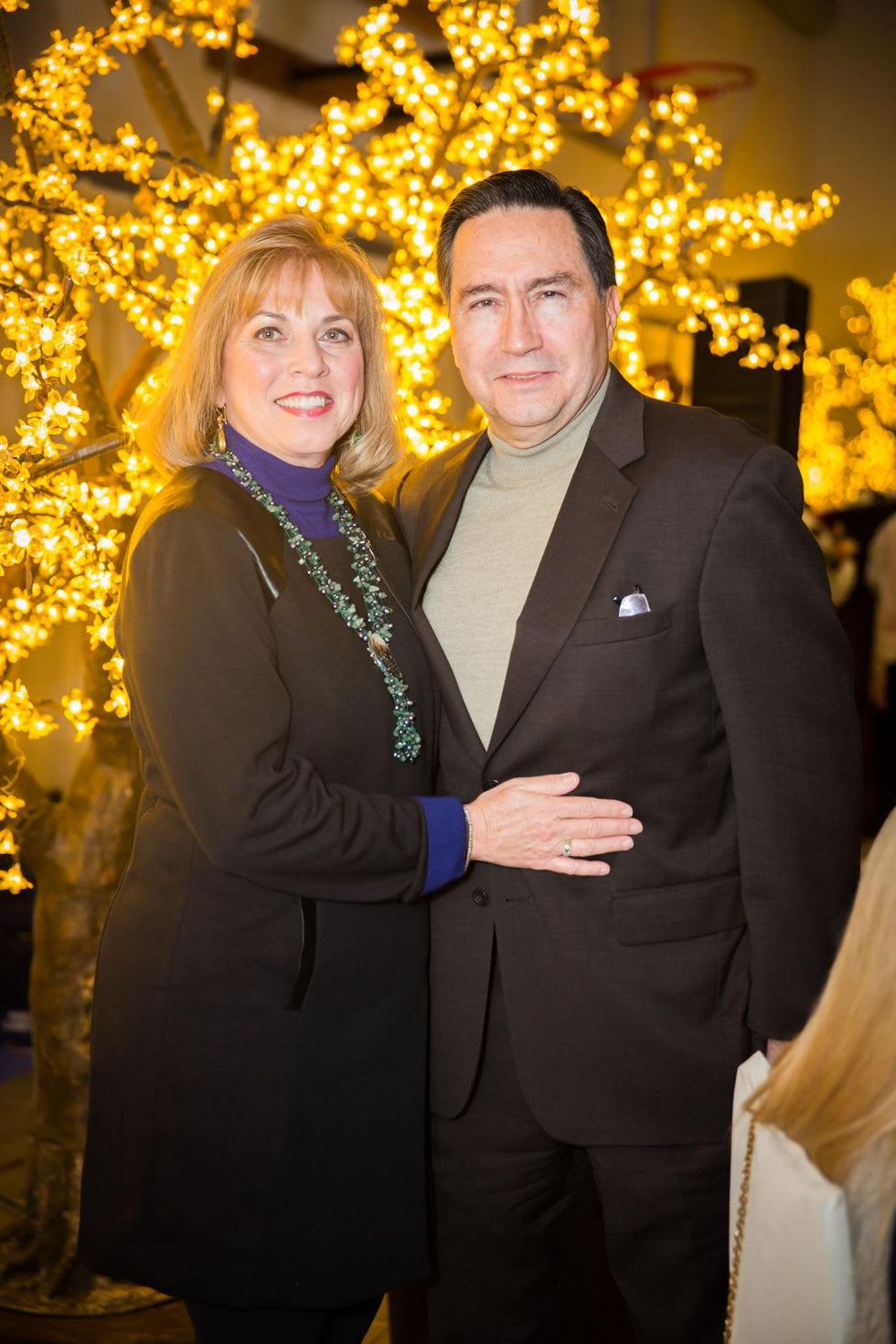 8 Lavone Cox and Denis DeBakey at the Houston Galveston Institute dinner November 2014