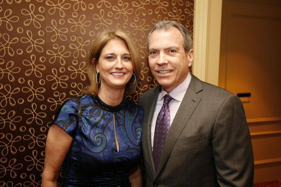 8 Liz Zaruba and Bob Devlin at the Highclere Tea March 2015