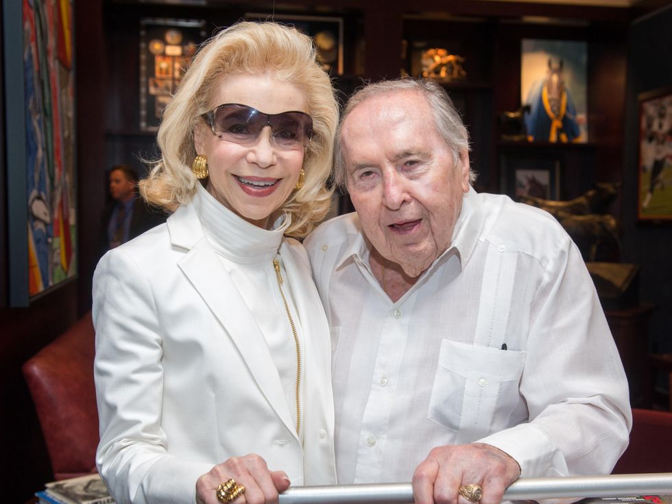 8 Lynn and Oscar Wyatt at the Houston Texans Owner's Suite party at NRG Stadium September 2014