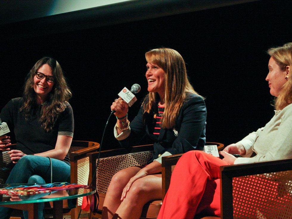 8, Mountain Film at Asia Society, February 2013, Emily Long, Olympian Heather Petri, Laura Wood Collins