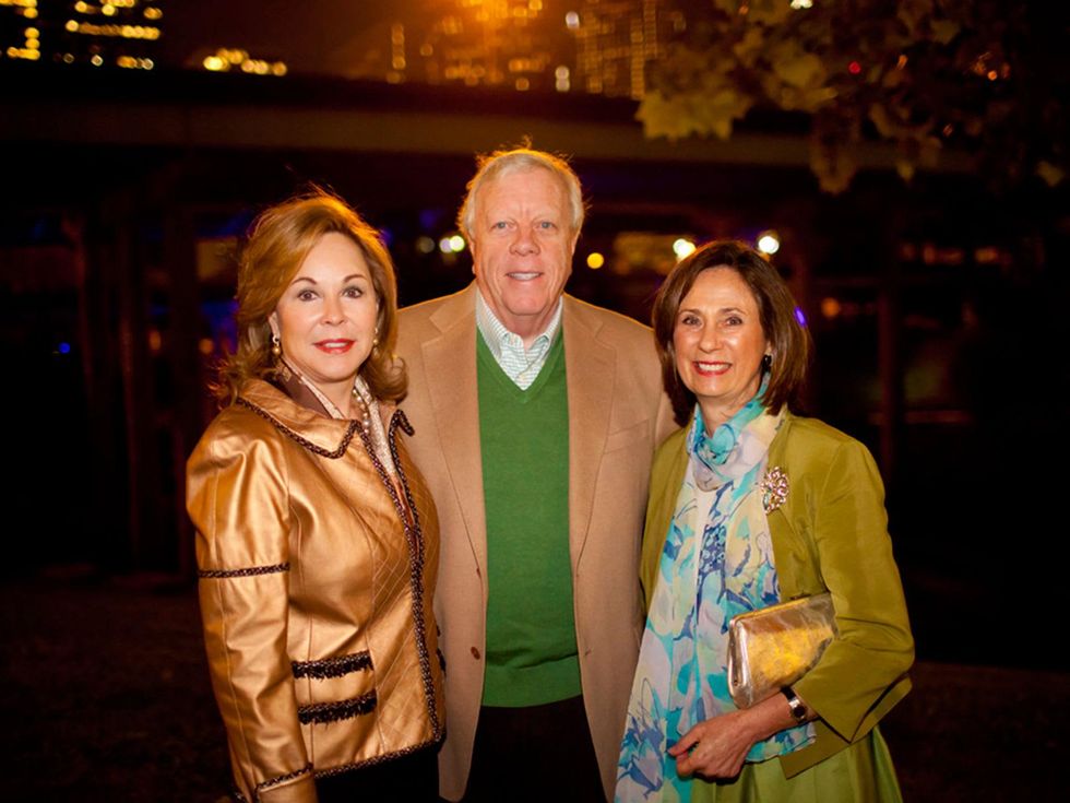 8 Nancy and Rich Kinder, from left, with Sis Johnson at the Buffalo Bayou Partnership's Green and Growing Gala November 2013