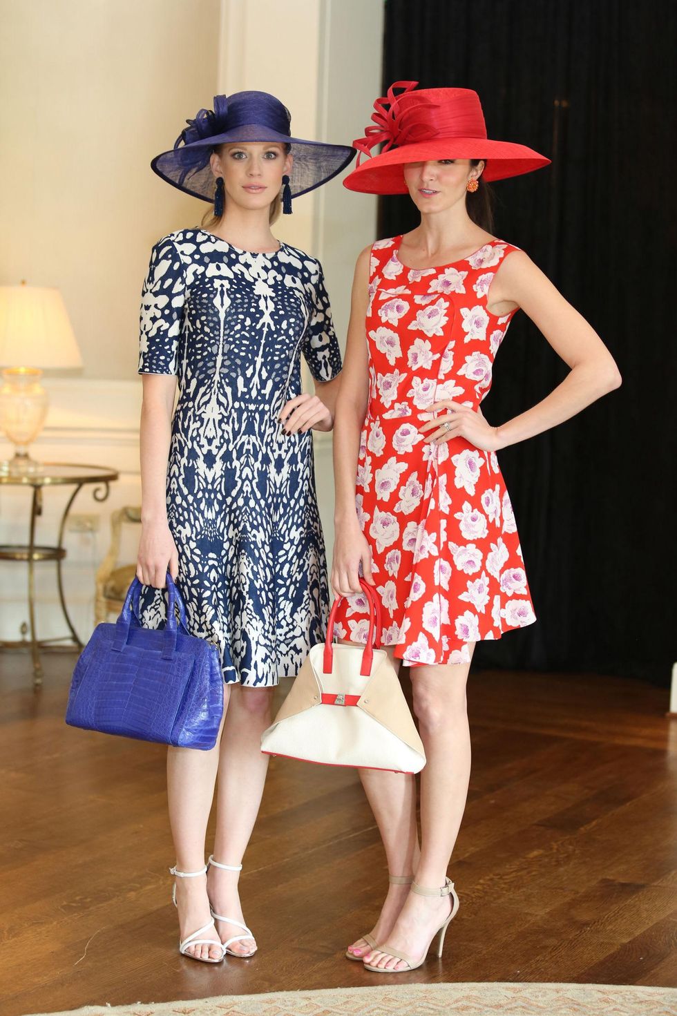 8 Neiman Marcus models at Hats Off to Mothers luncheon March 2015