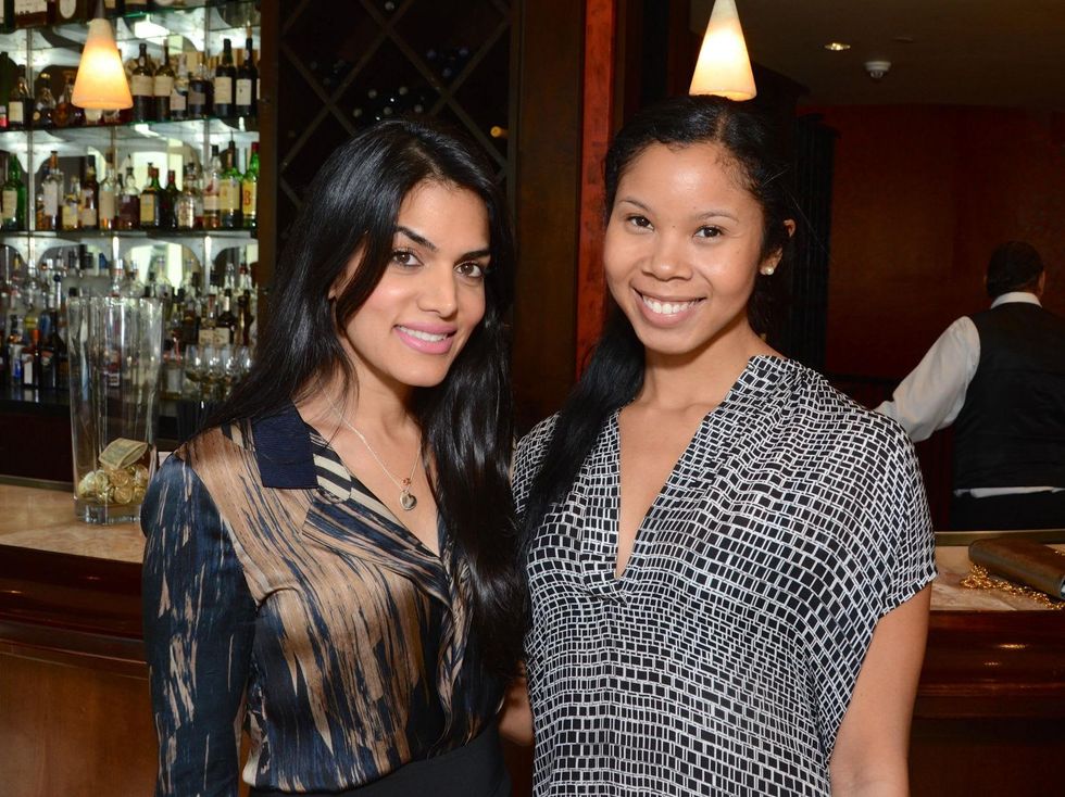 8 Nina Magon, left, and Mia Yamada at the Dec My Room luncheon October 2014