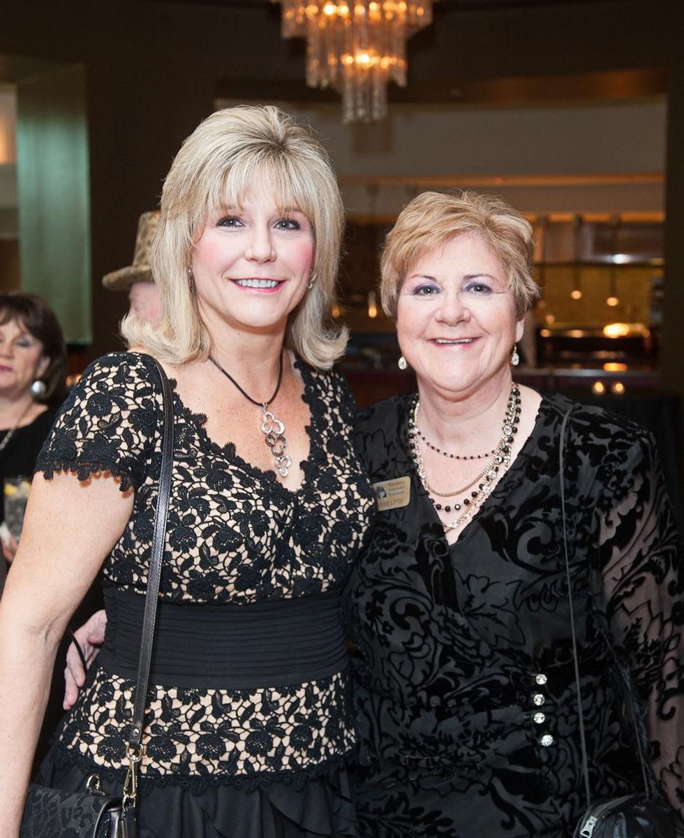 8 Patricia Harless, left, and Carole Little at the Northwest Ministries Jeans & Jewels Gala October 2014