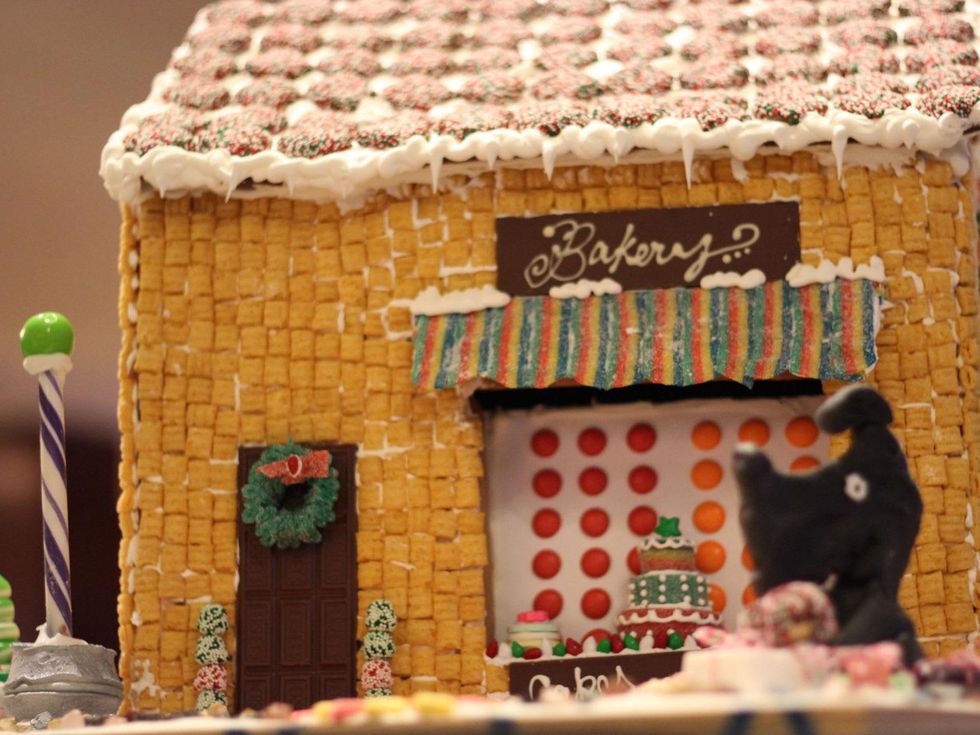 8 Rebecca Mason's Fluff Bake Bar entry at the Lucky Dog Gingerbread Doghouse event December 2013