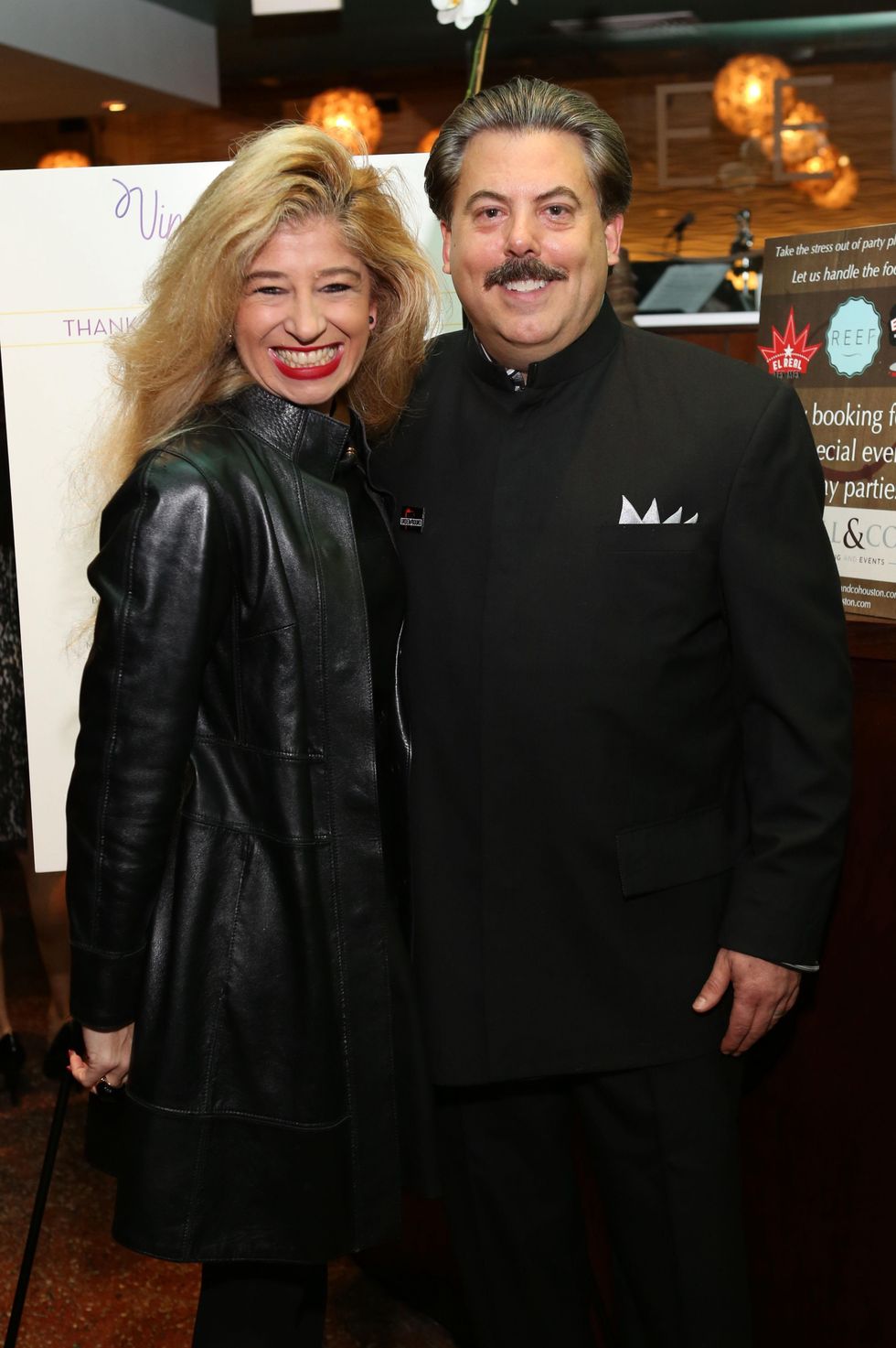 8 Sofia Adrogu\u00e8 and Alan Ratliff at TUTS' Vine & Dine November 2014