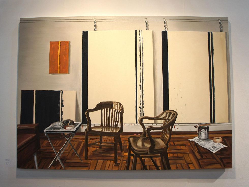 8 Texas Contemporary Art Fair preview October 2013 Richard Bosman Barnett Newman's Studio