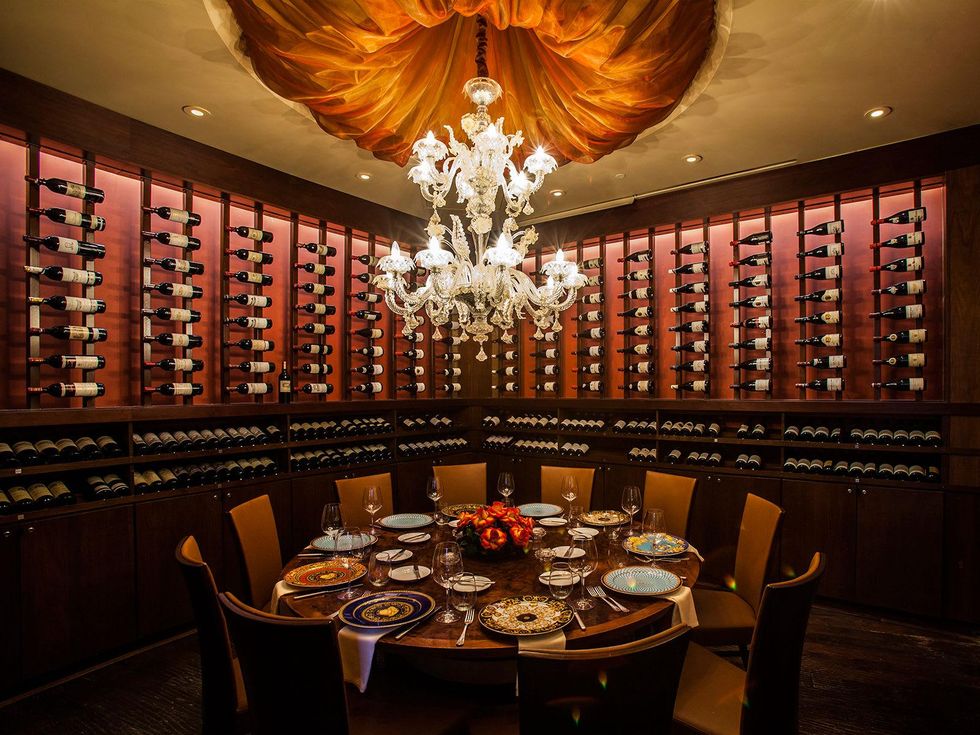 8 Tony's 50th anniversary March 2015 wine room THIS