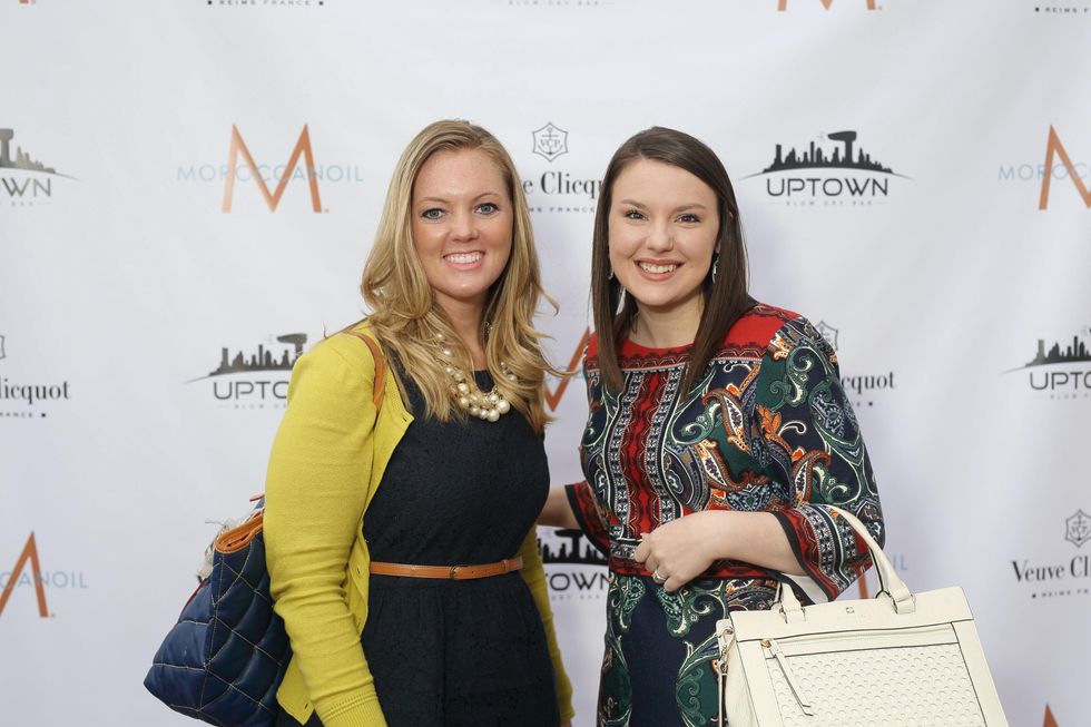80 Kristina Shackelford, left, and Catherine Smith at the Uptown Blow Dry grand opening in Vintage Park March 2015