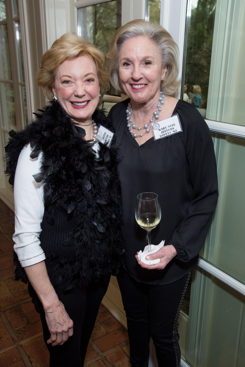 80 Virginia Watt, left, and Mary Nell Lovett at The Kinkaid School Alumni luncheon March 2015