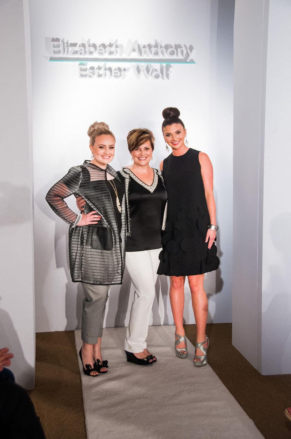 83 Chelsea Wallace, from left, Rhonda Sandel and Peyton Saverance at Elizabeth Anthony's Generations of Glamour event May 2014