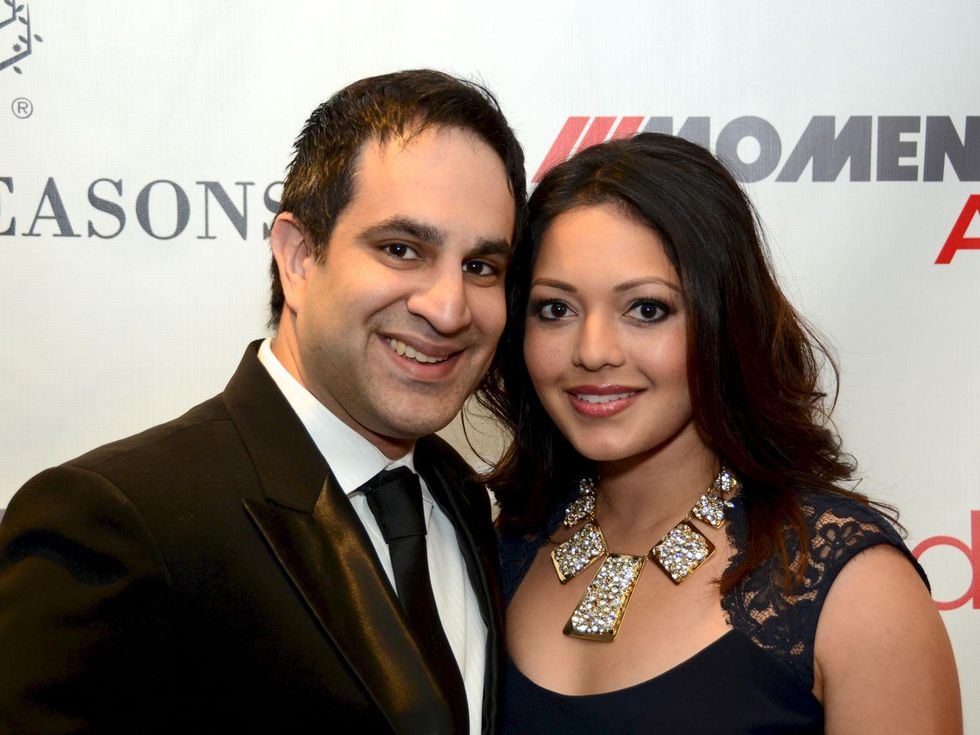 84 Dr. Neil Badlani and Rheka Muddaraj at the Pink Door Gala November 2013