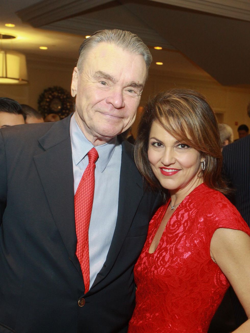 84 Gordon Bethune and Jessica Rossman at the World AIDS Day luncheon.