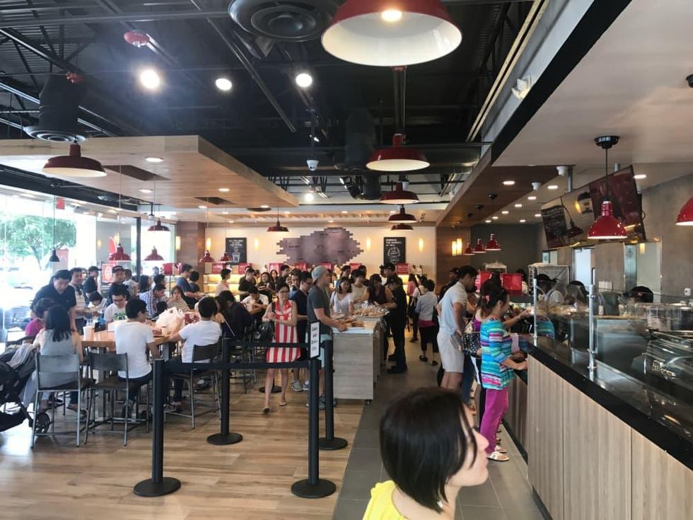 85C Bakery Cafe Houston interior