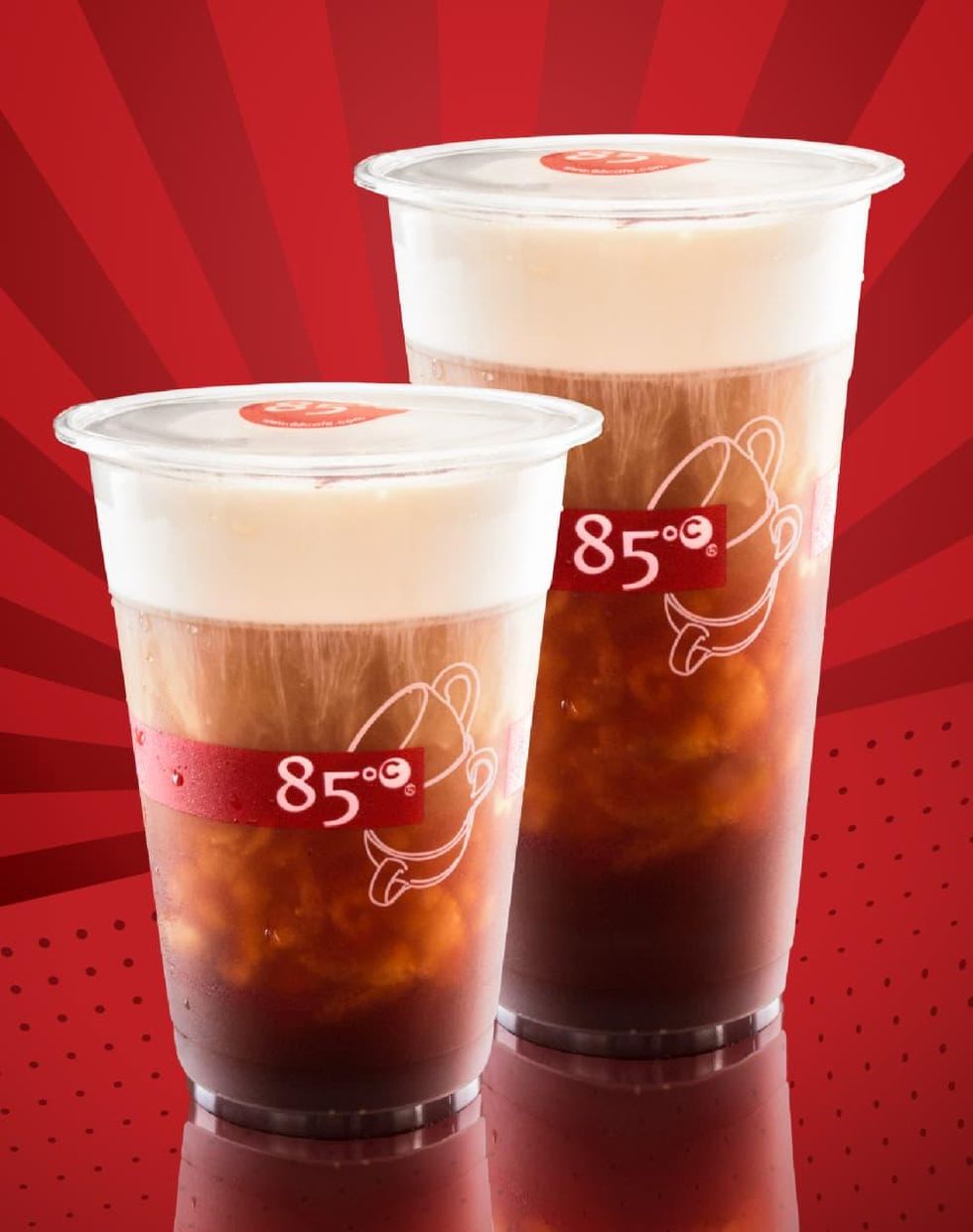 85C Bakery Cafe sea salt coffee